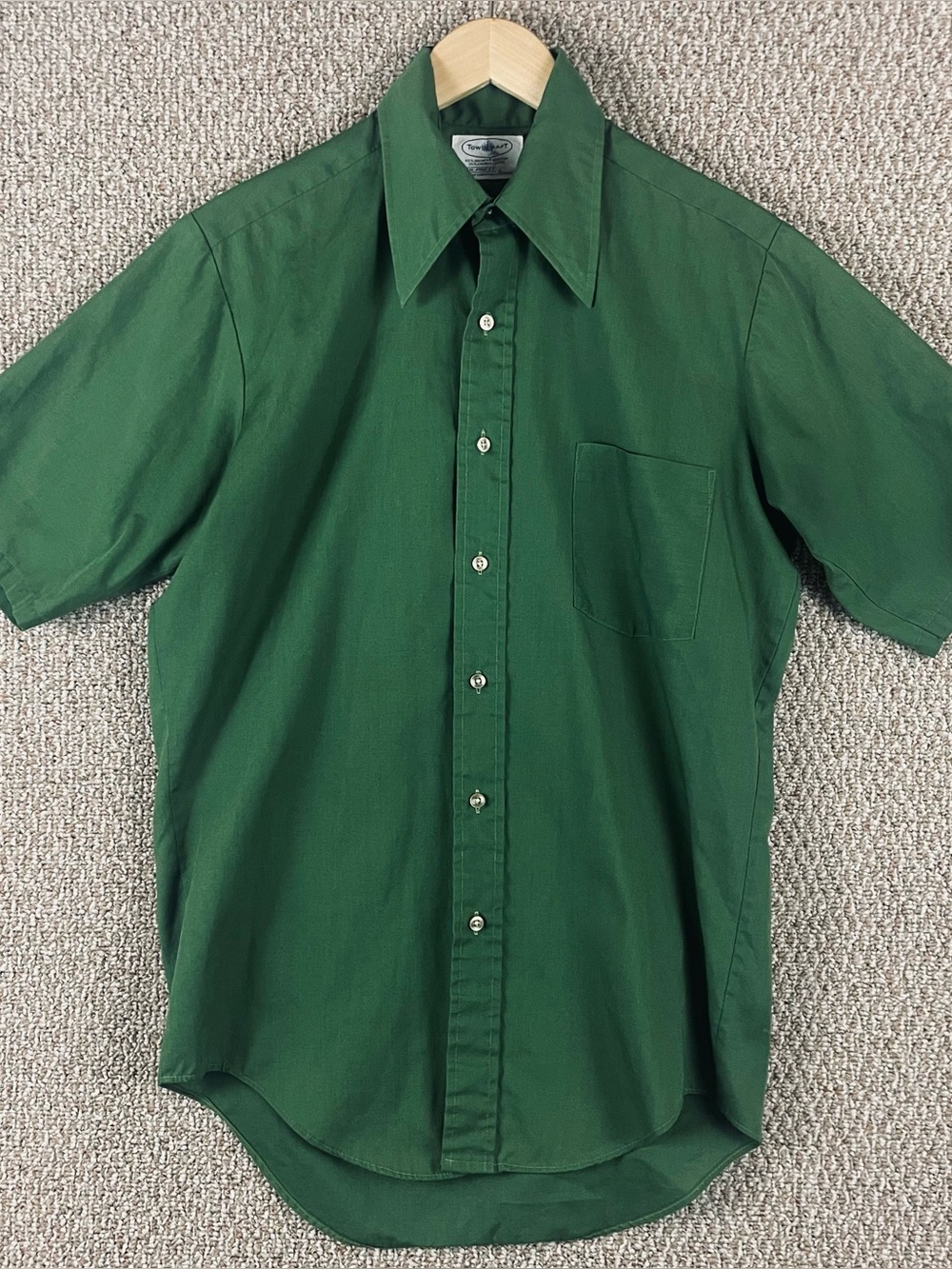 Vintage 60s Penneys Shirt Men M/L Rebel Mod Grunge Dagger Retro Greaser T179